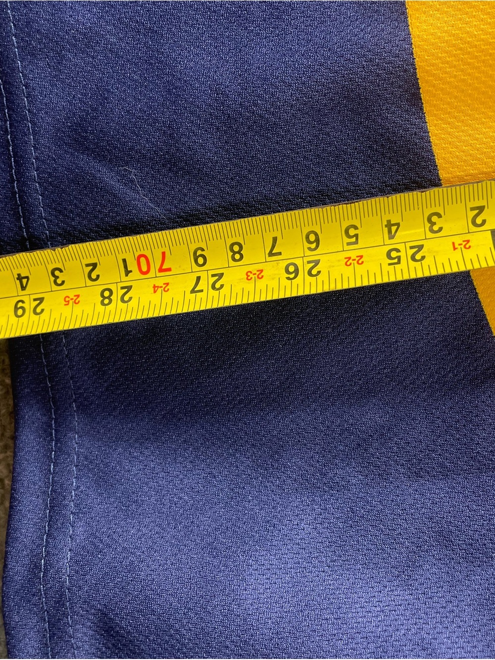 NBA Cleveland Cavaliers Blue Jersey with Yellow and Red Accents - Picture 8 of 8